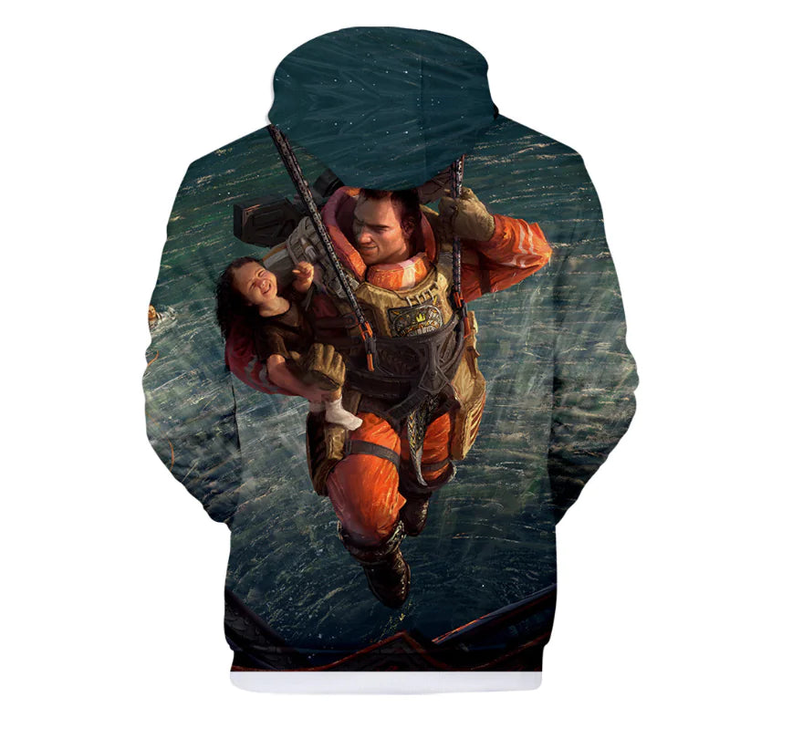 3D Printed Hoodie for Men and Women - Hero Battle Game